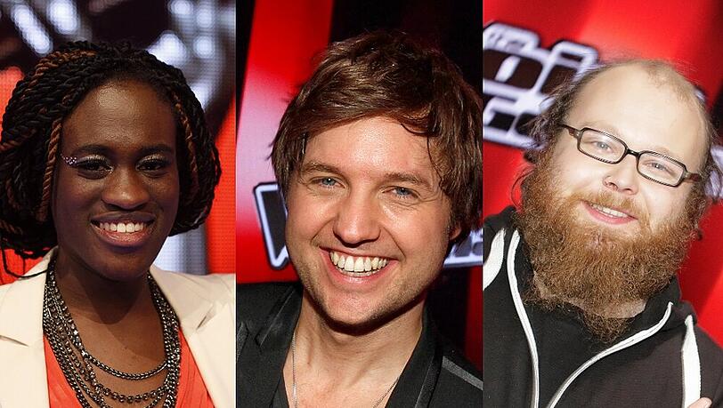 Die bisherigen "The Voice"-Sieger: Ivy Quainoo, Nick Howard und Andreas Kümmert (r.) Die bisherigen "The Voice"-Sieger: Ivy Quainoo, Nick Howard und Andreas Kümmert (r.)