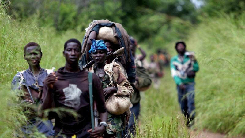 Rebellen der Lord's Resistance Army (LRA) - hier ein Archivbild - sollen ein Massaker verübt haben. Rebellen der Lord's Resistance Army (LRA) - hier ein Archivbild - sollen ein Massaker verübt haben.
