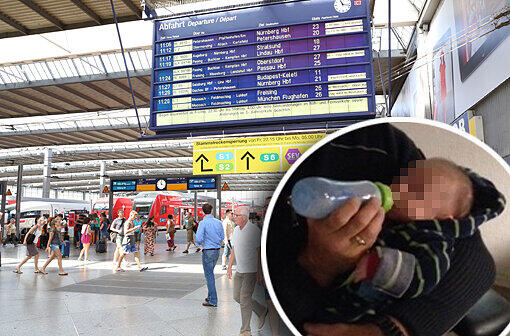 Am Münchner Hauptbahnhof wurde der Bundespolizei ein achtwöchiges Baby übergeben. (Archivbild)