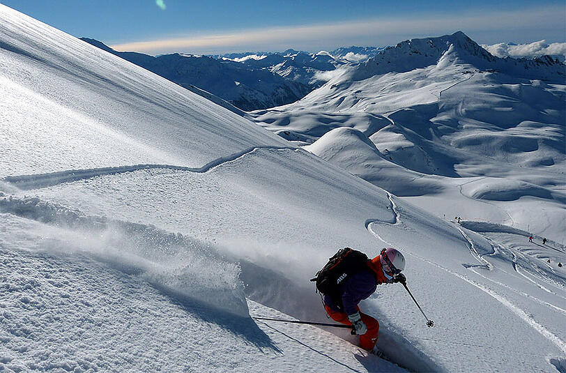 Die Alpen-Skigebiete können auch in den nächsten Tagen beste Wetter-Bedingungen verzeichnen.