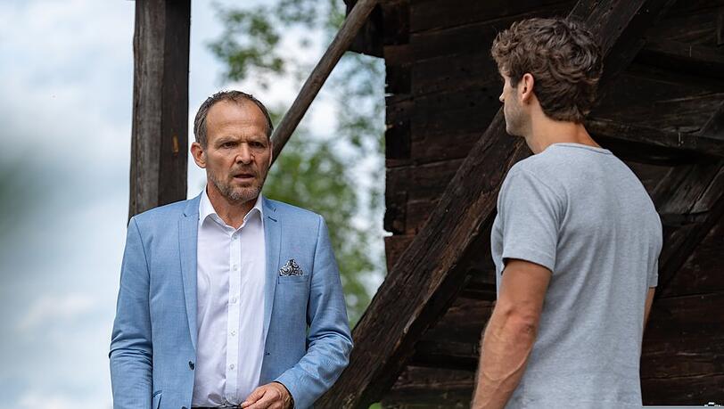 "Sturm der Liebe": Markus (l.) wird bestürzt klar, dass Vincent sein Sohn ist.