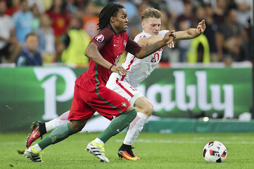 Renato Sanches legt im EM-Viertelfinalspiel gegen Polen eine Glanzleistung hin.