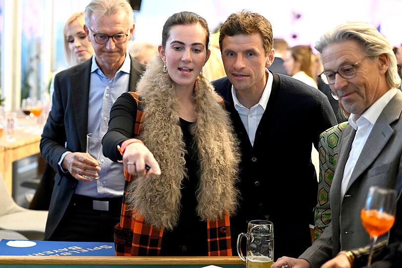 Thomas und Lisa Müller beim  Welcome-Abend