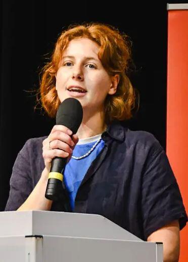 Juso-Chefin Paula Gundi kandidiert auf Platz 6 der Liste: "Ich freue mich sehr, sehr, sehr."