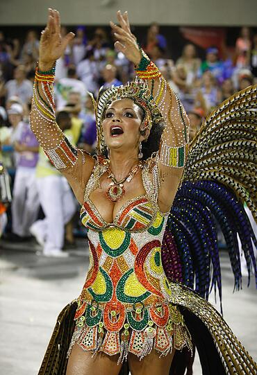 Samba in Rio 2012: Die Bilder vom Zuckerhut. Mit Fergie und Jennifer Lopez