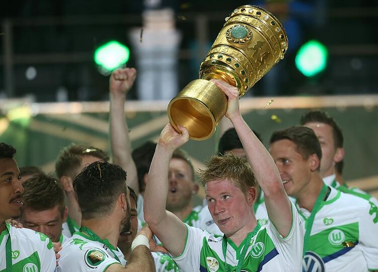 Fußballer des Jahres: Kevin De Bruyne, der mit Wolfsburg den DFB-Pokal gewann.