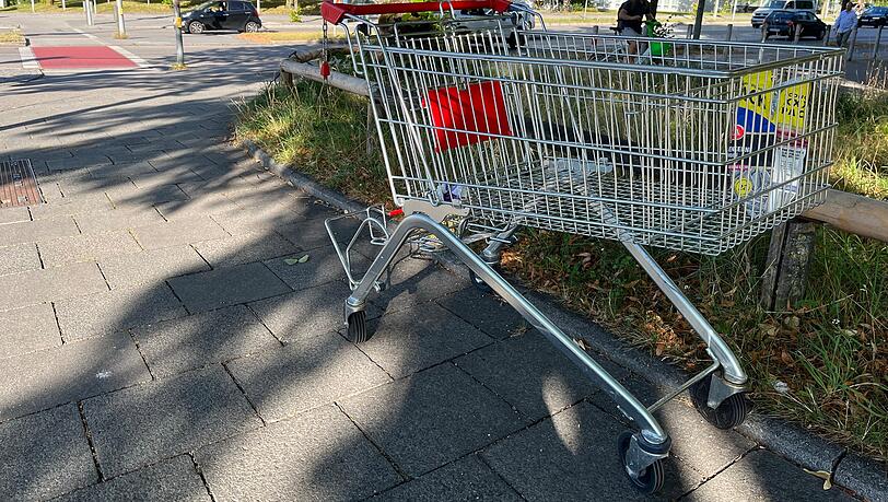 Momentaufnahme 1: In Sendling-Westpark, unweit der AZ-Redaktion, ist dieser Einkaufwagen abgestellt worden. Momentaufnahme 1: In Sendling-Westpark, unweit der AZ-Redaktion, ist dieser Einkaufwagen abgestellt worden.
