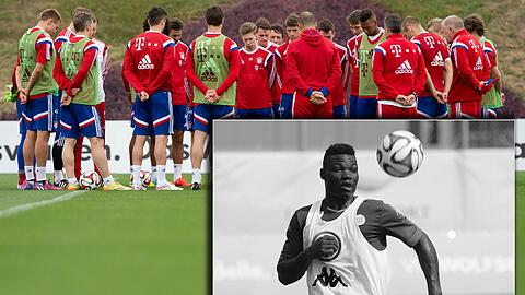 Eine stille Minute für Junior Malanda: Der FC Bayern trauerte schon im Trainingslager um den verstorbenen Fußballer des VfL Wolfsburg.