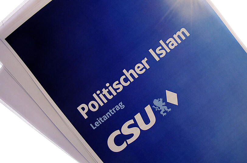 Leitantrag der CSU zum politischen Islam - am Dienstag beschäftigte sich das Kabinett damit.