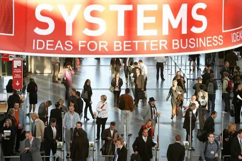 Die Systems in München: Das hema Internet-Sicherheit ist hier ein großes Thema.