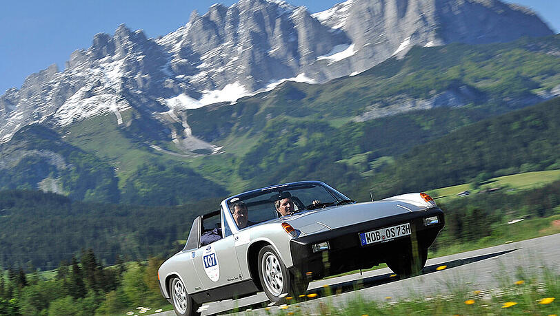 Ein Kurvenkünstler in den Alpen: VW-Porsche 914 Ein Kurvenkünstler in den Alpen: VW-Porsche 914