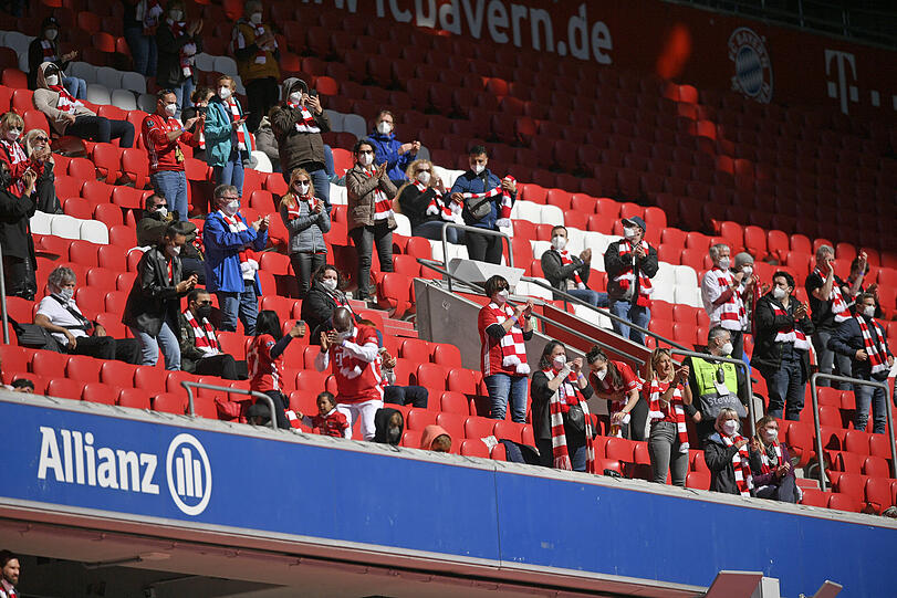Insgesamt durften 250 Zuschauer zum Heimspiel gegen den FC Augsburg.
