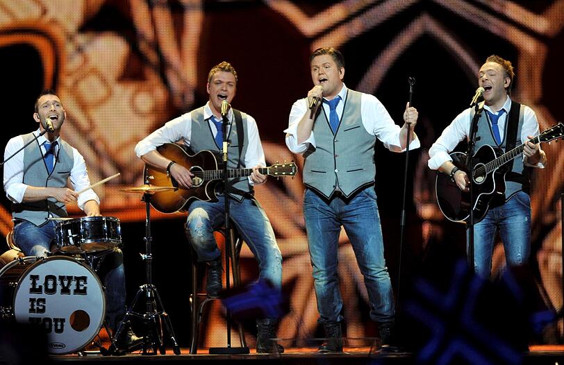 "Sigurjón&rsquo;s Friends" heißt die isländische Band, die mit ihrem Lied "Coming Home" den Sieg mit nach Hause nehmen will.