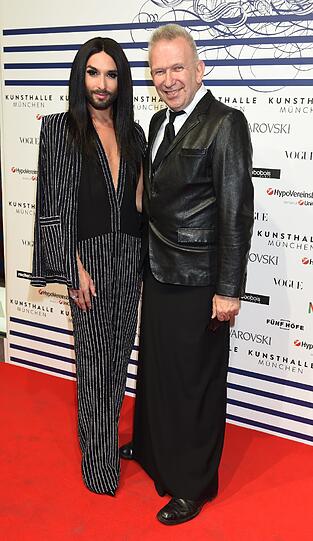 Conchita Wurst und Jean Paul Gaultier
