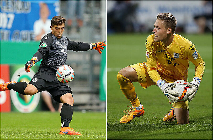 Stefan Ortega (l.) darf im Pokal das Löwen-Tor hüten, Vitus Eicher (r.) in der Liga.