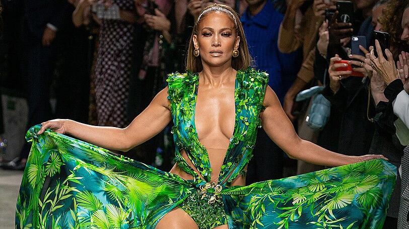 Jennifer Lopez war einer der größten Hingucker der Mailänder Modewoche