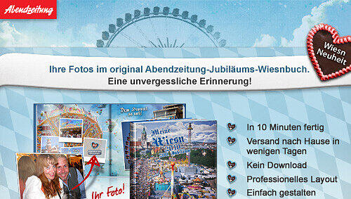 Gestalten Sie sich Ihr ganz persönliches Wiesn-Buch. Gestalten Sie sich Ihr ganz persönliches Wiesn-Buch.