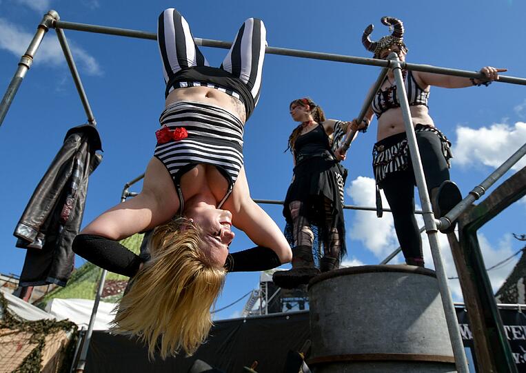 Bei so vielen Festivaltagen muss man zwischendurch einmal richtig abhängen.