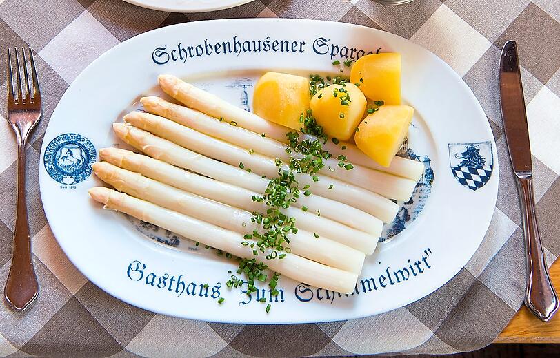 Eine Schrobenhausener Spezialität: Der Spargel