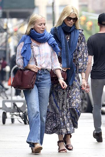 Gute Gene: Claudia Schiffer im Mai 2019 mit Mutter Gudrun unterwegs in Manhattan.