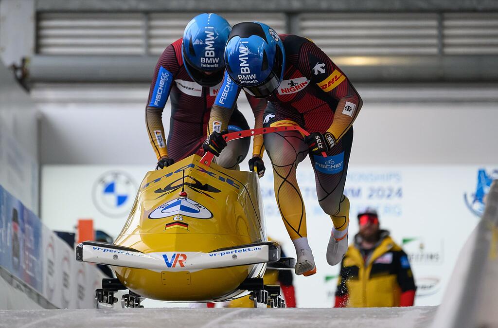 Buckwitz vor Nolte und Kalicki zur Halbzeit der Zweierbob-WM