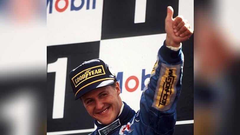 Michael Schumacher im Jahr 1994 beim Formel-1-Team Benetton.