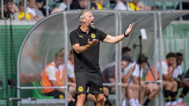 Der neue BVB-Trainer Marco Rose hofft nach der bisher holprigen Saisonvorbereitung auf Fortschritte.