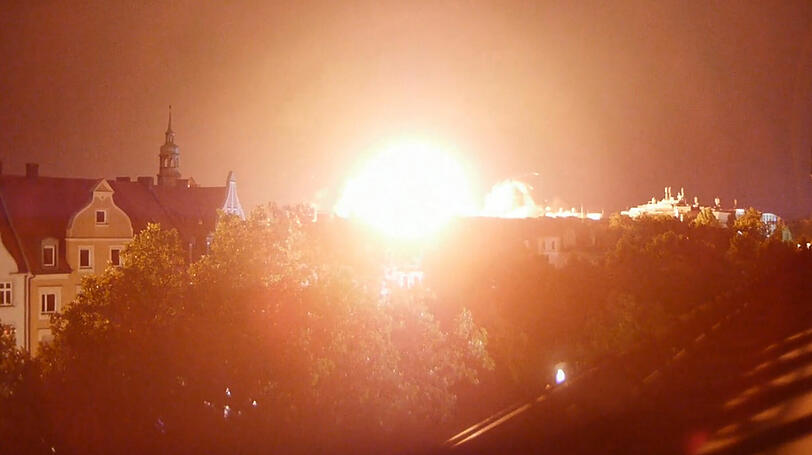 So ging die Bombe hoch - die Explosion in Bildern!