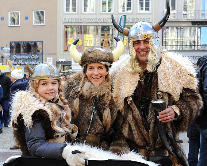 Natürlich dürfen auch die "echten" Wikinger nicht fehlen.
