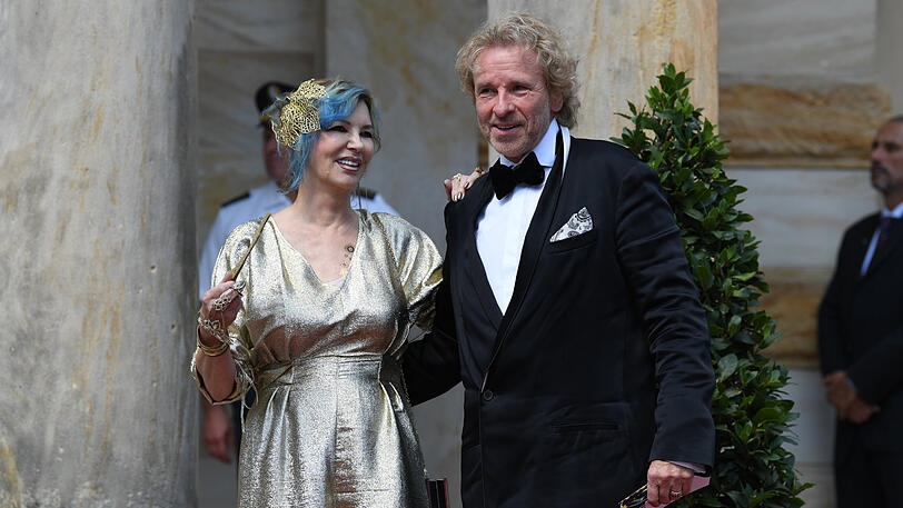 Entertainer Thomas Gottschalk und seine Frau Thea.