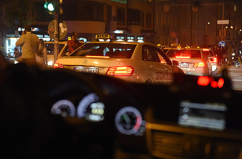 Taxifahrer haben es während der Wiesn nicht leicht.