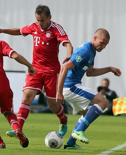FC Bayern im Test gegen Hansa Rostock: Die Bilder vom Benefizspiel