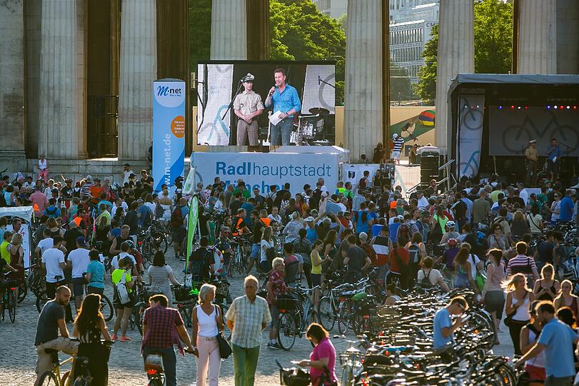 Über 16.000 Münchner waren bei der siebten Radlnacht dabei. Die Bilder.