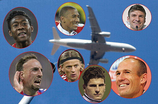 Rund 100 Tage vor Beginn der EURO 2012 in Polen und der Ukraine sind zwölf Bayern-Stars mit ihren Teams auf Länderspielreise. Für wen es wo hingeht? Die Reiseziele in Bildern.