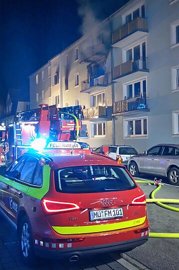 Bei dem Brand in Mühldorf wurden insgesamt sechs Menschen verletzt.