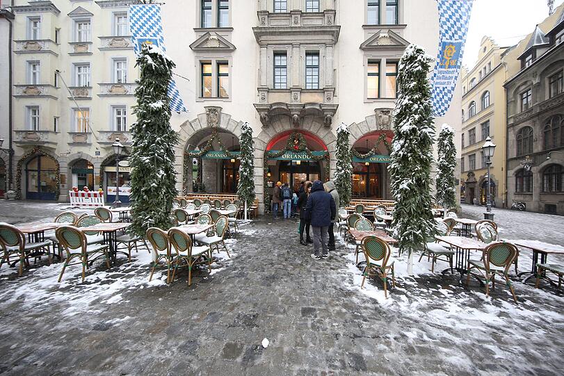 Im Sommer drängen sich hier die Touristen, im Winter ist alles leer und still.