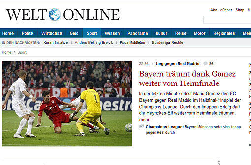Pressestimmen Bayern Real