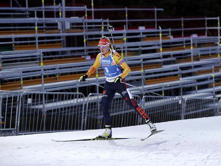 Siegte vor leeren Rängen in Nove Mesto: Denise Herrmann.