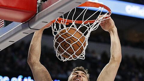 Kam auf elf Punkte und sieben Rebounds: Dallas-Profi Maximilian Kleber.