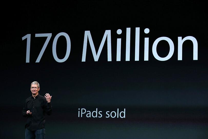 Am Dienstag stellte Apple sein erneuertes iPad vor. Weil es nur 450 Gramm wiegt erhält es den Beinamen Air.