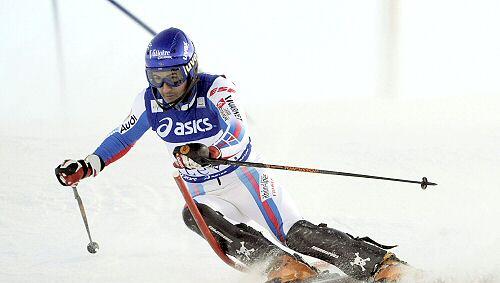 Jean-Baptiste Grange auf der Piste von Levi Jean-Baptiste Grange auf der Piste von Levi