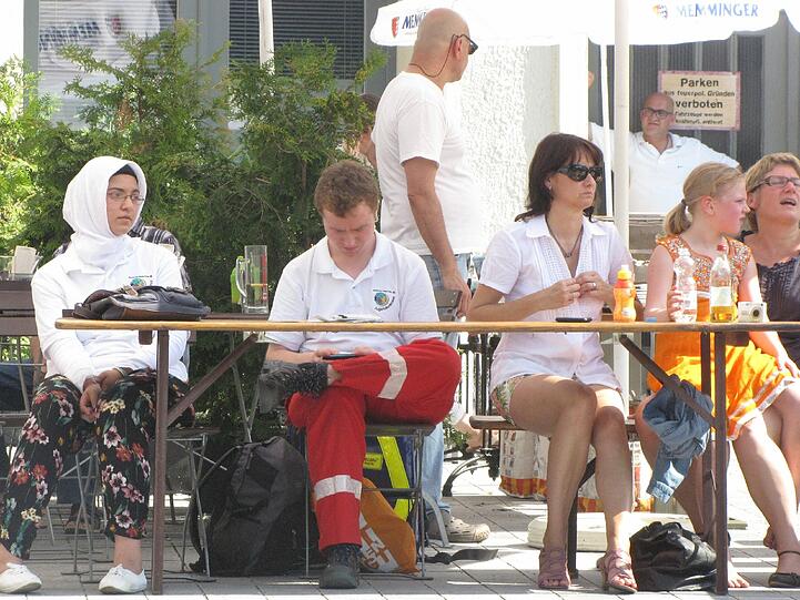 Das Jugendrotkreuz ist immer bereit zum Einsatz.