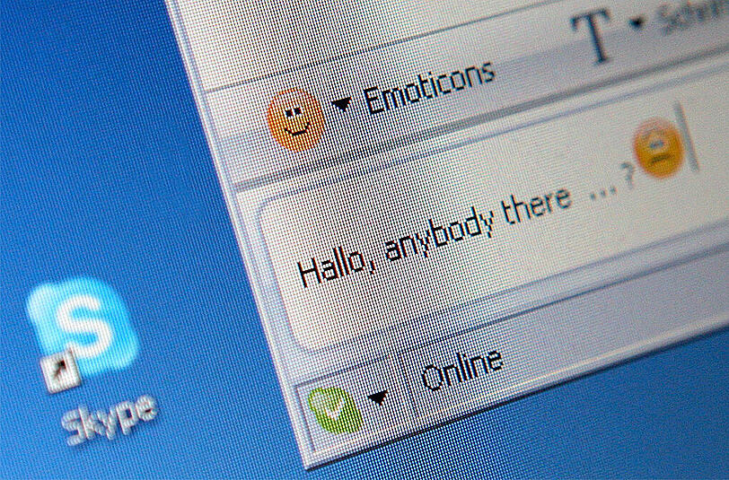 Viele nutzen Sykpe zum Telefonieren übers Internet, doch die Software funktioniert auch als Messanger gut.