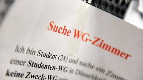 Die Miete frisst mehr als die H&auml;lfte des Budgets vieler Studierender auf (Archivbild)
