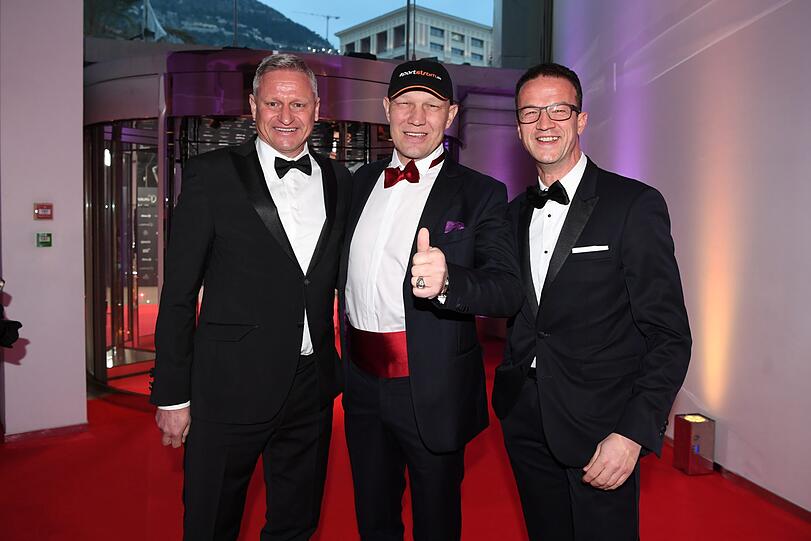 Stefan Bloechel, Axel Schulz und Fredi Bobic.