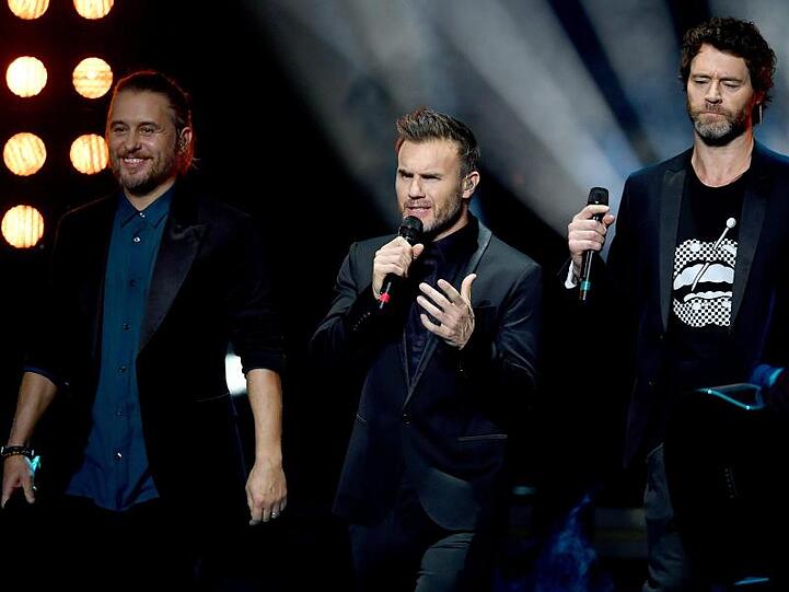 Take That haben die Show eröffnet und gleich für gute Stimmung gesorgt.