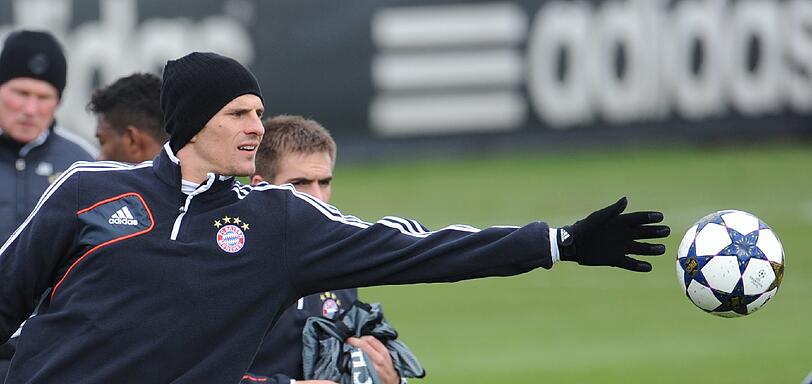 Weitere Bilder des Abschlusstrainings vor dem CL-Kracher gegen Juventus.