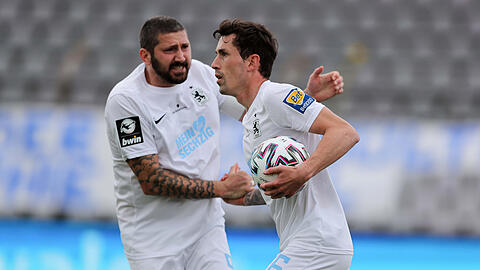 Erfolgsgaranten beim TSV 1860: Stürmer Sascha Mölders (l.) und Außenverteidiger Phillipp Steinhart.