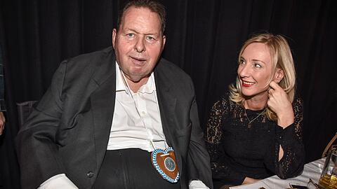 Ottfried Fischer und Lebensgefährtin Simone Brandlmeier