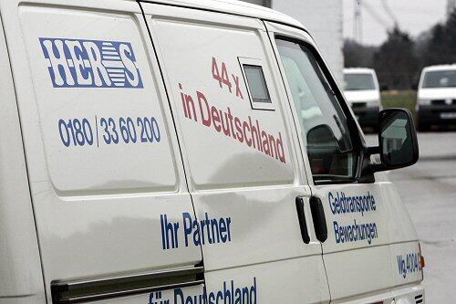 Auch in Deutschland werden Geldtransporter oft ausgeraubt